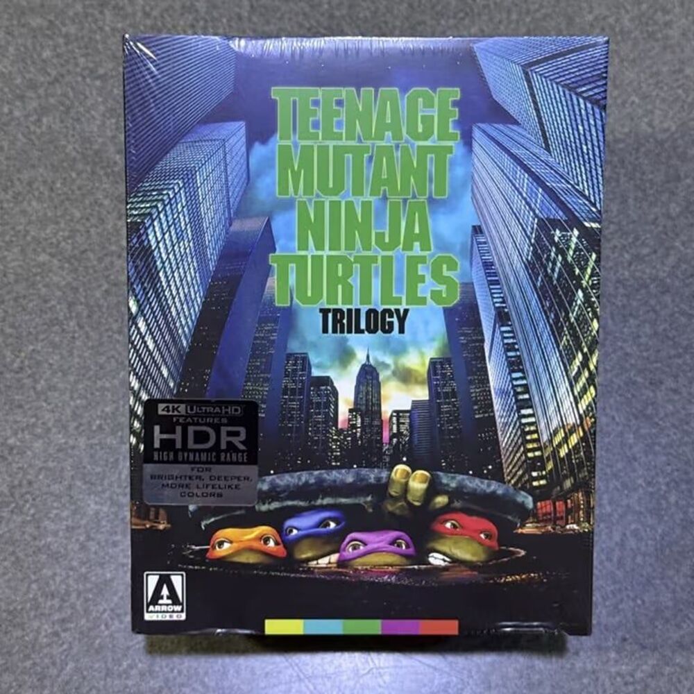 Teenage Mutant Ninja Turtles Trilogy 4K UHD Arrow Video Limited Edition NEW